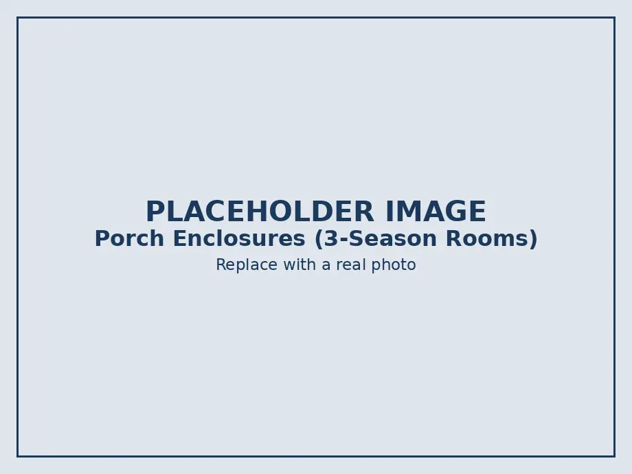 Porch Enclosures (3-Season Rooms) by 10 Arrows Handyman